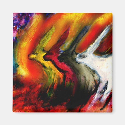 Konijnen van de Apocalyps Magneet (Voorkant)