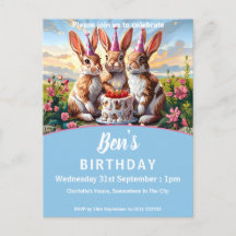 Konijnen Verjaardag Bash