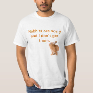 Konijnen zijn eng - Alt T-shirt