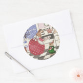 Konijnenbakkoekjes Ronde Sticker (Envelop)