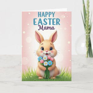 Konijnenbloemen Voor Moeder Kaart