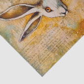  Konijnencollage Tissuepapier (Detail)