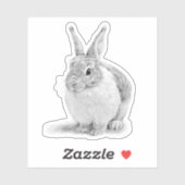 konijnendag sticker (Vel)