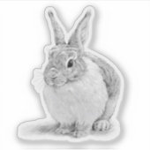 konijnendag sticker (Voorkant)