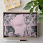  konijnenfamilie - tekening tissuepapier (Geschenk)