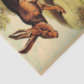  konijnenhaas Bunny Ephemera Decoupage Tissuepapier (Detail)