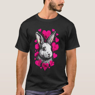 Konijnenhartjes Cute Bunny Liefhebber Familie Kind T-shirt