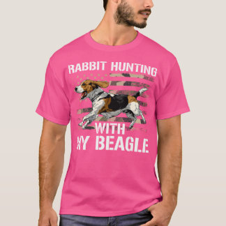 Konijnenjacht met mijn Beagle Konijnenjacht T-shirt
