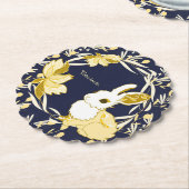 Konijnenkokko Kartonnen Onderzetters (Gekanteld)