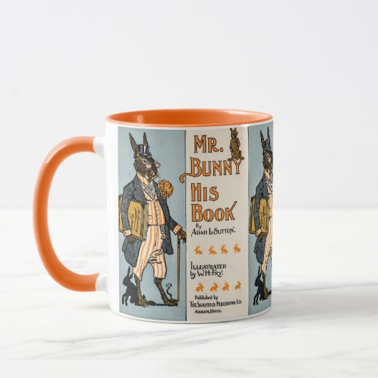  konijnenkonijn met boek - Docent, Student Mok (Links)