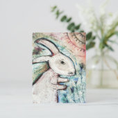 Konijnenkunst primitief briefkaart (Staand voorkant)