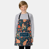 Konijnenmozaïek Kleurrijk Gepersonaliseerd Patroon Schort (Gedragen)