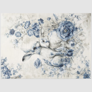 Konijnenpaar Drie Tissuepapier