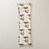  konijnenpaar in Victoriaans kleding Lichaamskussen (Achterkant (Verticaal))