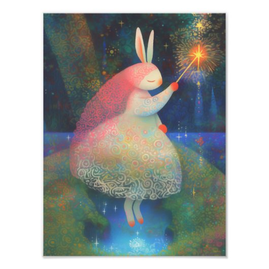 konijnenprinses foto afdruk (Voorkant)