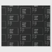 Konijnenprotestbord / ASCII-tekst Cadeaupapier (Vlak)