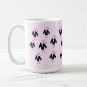 konijnenroze schattigheid koffiemok (Links)