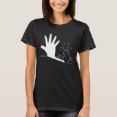 Konijnenschaduw Hand T-shirt (Voorkant)
