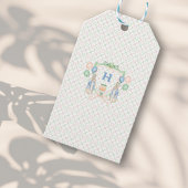 Konijnenwortel Monogram Cadeaulabel