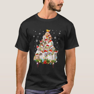 Konijnkonijn kerstboom Bunny Lover Gift Merry Chri T-shirt