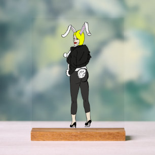 konijntje acryl bord