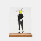 konijntje acryl bord (Voorkant)