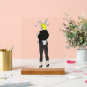 konijntje acryl bord (Huwelijk)