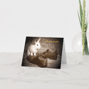 Konijntje en de Kaart van Vaderdag van Schoenen