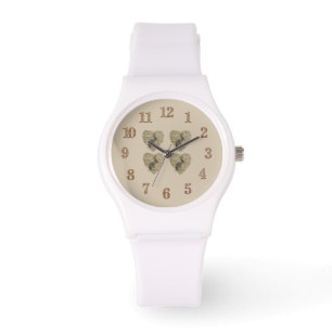 Konijntje hart Natuur foto Schattig wild dier Horloge