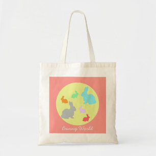 Konijntje/Konijnenwereld Funky Canvas tas