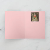 konijntje met rauwe pet kaart (Binnen)