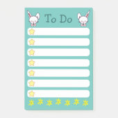 konijntje om te doen lijst post-it® notes (Voorkant)