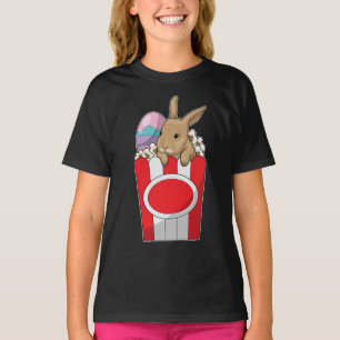 Konijntje Paasei Popcorn T-shirt