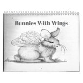konijntjes met vleugels kalender (Hoes)