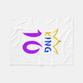 koning 10 fleece deken (Voorkant (Horizontaal))