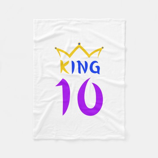 koning 10 fleece deken (Voorkant)
