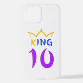 koning 10 iPhone hoesje (Achterkant)