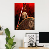 Koning Arthur en de Heilige Gral Poster (Thuiskantoor)