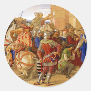 Koning Arthur en de Ridders van de Ronde Tafel Sticker