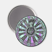 Koning Arthur's ronde tafel magneet (Voorkant / Achterkant)