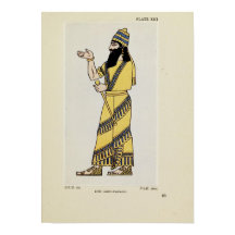Koning Assur-Nasir-Pal Oud-Assyrische kledij
