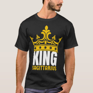 Koning Boogschutter Verjaardag Horoscoop Sterrenbe T-shirt
