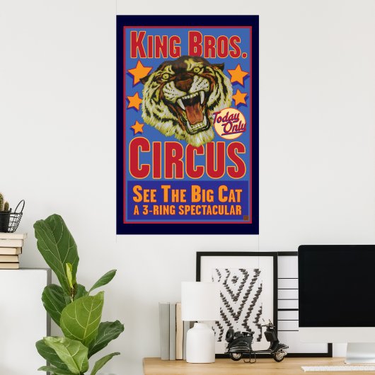 Koning Bros. Circus Poster (Thuiskantoor)