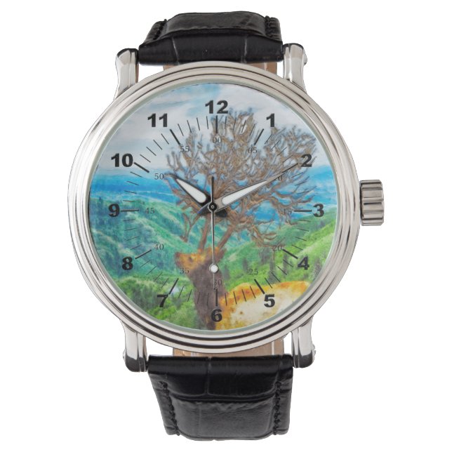 Koning Cervus Horloge (Voorkant)
