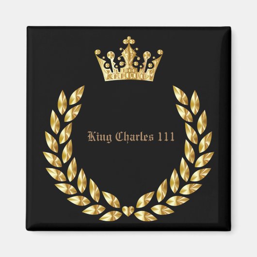 Koning Charles 111 Kroonkerkhof Magneet (Voorkant)