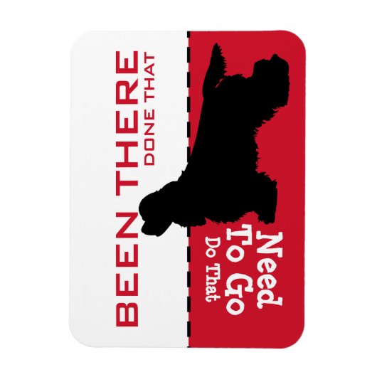 Koning Charles Cavalier Cocker Go Potty Magnet Magneet (Verticaal)