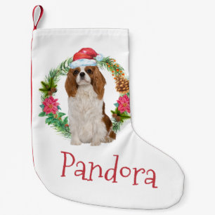 Koning Charles Cavalier spaniel kerstmis Kleine Kerstsok