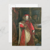 Koning Charles II van Spanje Briefkaart (Voorkant / Achterkant)
