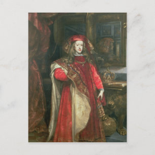 Koning Charles II van Spanje Briefkaart