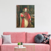 Koning Charles II van Spanje Canvas Afdruk (Insitu (Woonkamer))